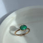 9ct Gold Northern Lights - 1.60ct Solid Black Lightning Ridge Opal ring